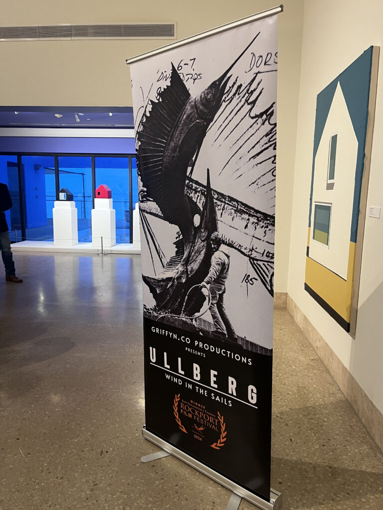 Exhibit banner of Ullberg's Wind in the Sails.